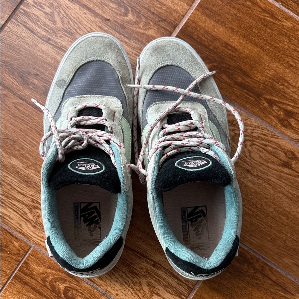 Vans Wayvee skate shoes
 Gray and Mint Green